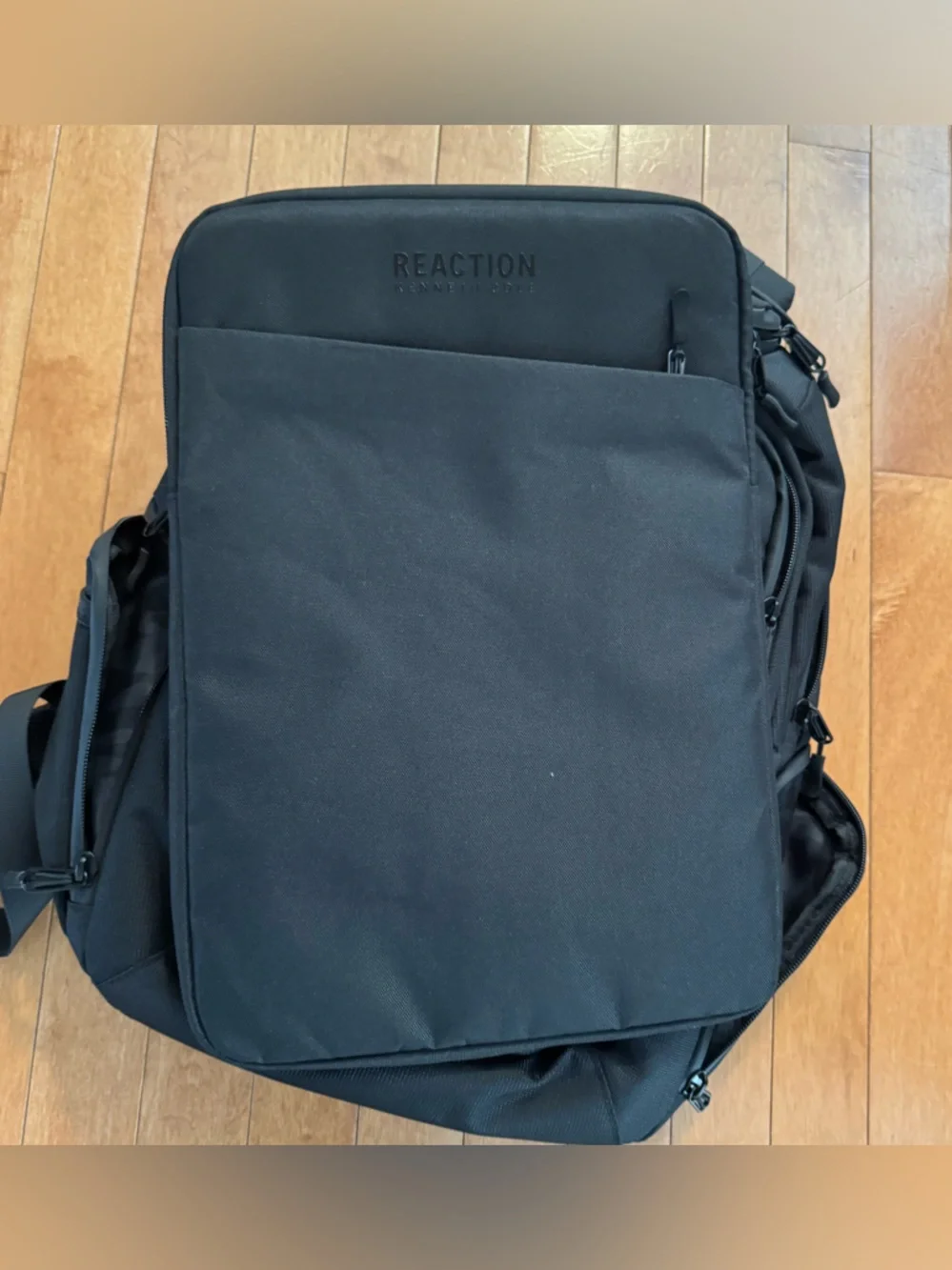 KENNETH COLE REACTION PARKER Backpack in Black with 17” Laptop Sleeve